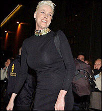 A atriz Brigitte Nielsen