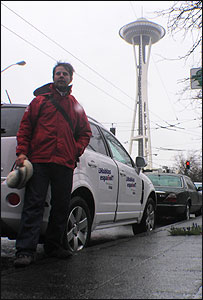 Rafael Gomez, perto da Space Needle