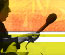 Journalist with a microphone