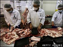 fábrica de alimentos na China