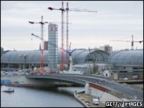 nova estação de trem de Berlim