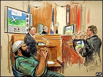 زکريا موسوی در دادگاه