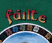 Detail of a mural in the Irish language stating 'Fáilte'