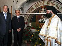 Preşedintele Iliescu şi premierul Năstase, la Suceava