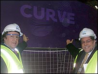 Curve - Ross Willmott outside Leicester's Curve