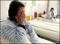 Grua në Kinë me sëmundjen e SIDA-s