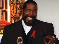 O cantor Barry White, que morreu aos 58 anos de idade