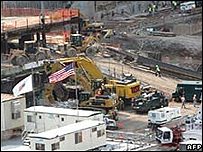 Місце трагедії 11 вересня 2001, де колись були башти-близнюки