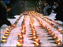 velas acesas em Estocolmo