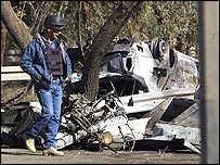 Recente explosão em Bagdá