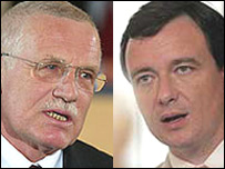 Václav Klaus a David Rath