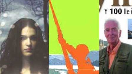 Rhan o gloriau'r tri llyfr