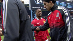 Luis Suárez y Evra