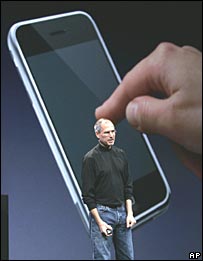 Steve Jobs lança iPhone em São Francisco