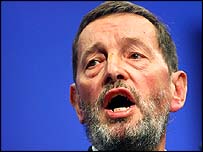 Britský ministr vnitra David Blunkett