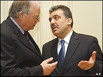 Günther Verheugen ve Abdullah Gül