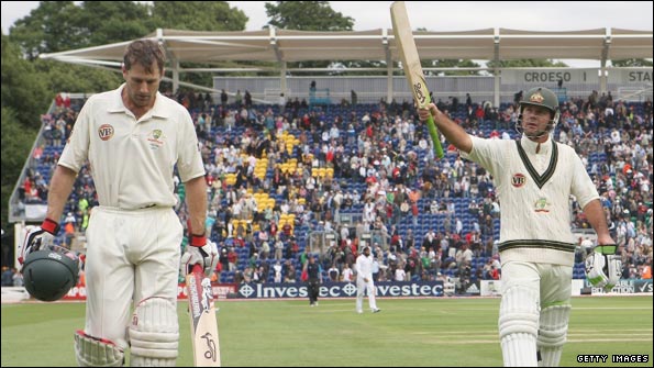 Simon Katich and Ricky Ponting