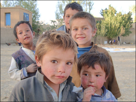 Children in Afghanistan.
