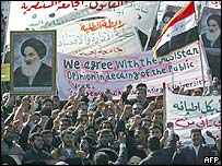 Iraquianos protestam opr eleições diretas