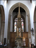 The font cover measuring 24 ft high!