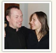 Iwona with her boyfriend