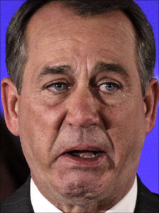 Republican House Speaker John Boehner
