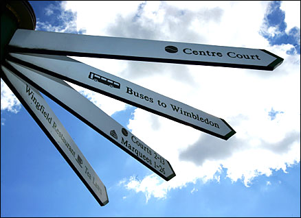 Our interactive service brings you action from a variety of courts at WImbledon