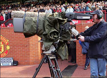 BBC camera man, Old Trafford