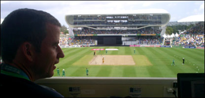 Paul watches Friday action in Barbados