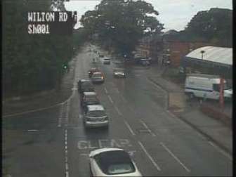 The A35 Winchester Road with Wilton Road.