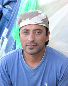 Omar Reygadas, hijo de uno de los mineros atrapados