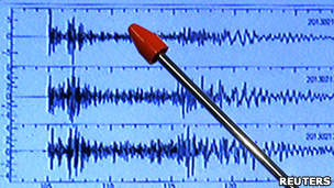朝鲜核试验引发地震