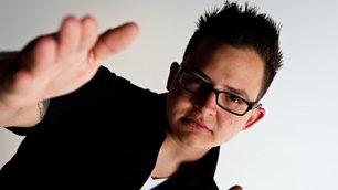 Sean's hands signing.