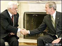 Bush ve Abbas Mayıs'taki görüşmelerinde