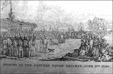 Opening of the Eastern Union Railway 