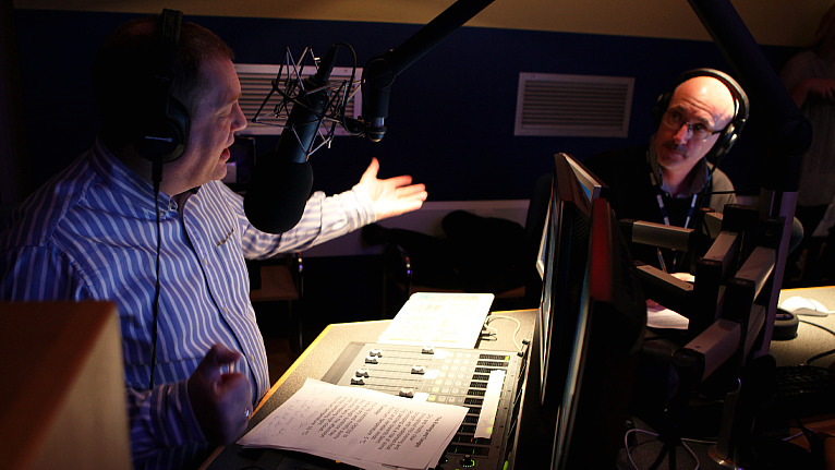 Mal Pope and Alan Thompson on Wales Music Day