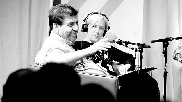 Tappy Wright, the roadie and Janice Forsyth