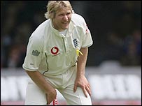 Hoggard was in great pain when he went off