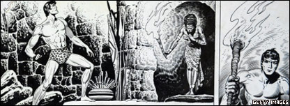 An extract from a Tarzan comic