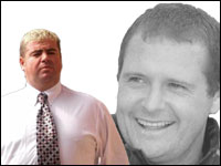 Jimmy Gardner and Paul Gascoigne