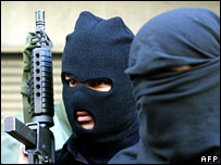 pistoleiros da brigada dos Mártires do Al-Aqsa