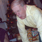 Cormac's father Jack with Cormac's daughter Zoe on Christmas Day, 2006