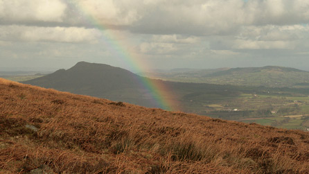 Taken from the Blorenge, looking towards Abergavenny and the Skirrid. Images by Derek Brockway.
