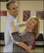 Chris Penhall with dancer partner Gary