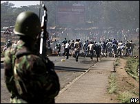 Người biểu tình ở Nairobi