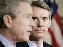 George W. Bush e Rob Portman