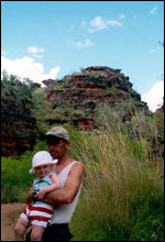 Andrew with daughter Emilyn in Miramar