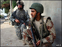 سربازان آمریکایی در بغداد