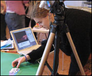 Getting involved in the workshop held in the Highlands