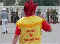 Một cổ động viên Việt Nam